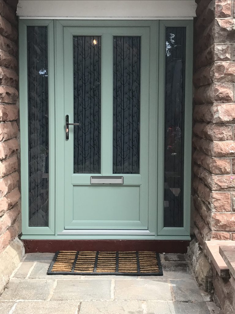 Composite door installation in Kent.